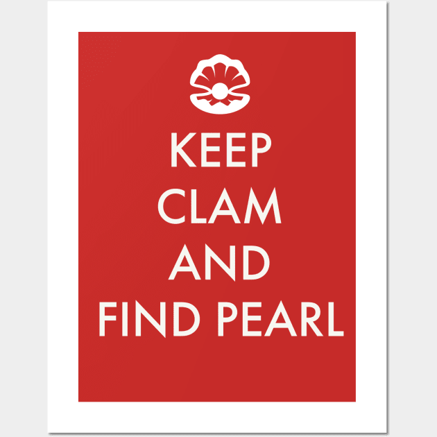 Keep clam Wall Art by OakIslandMystery